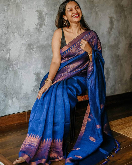 Neelanjali Woven Art Saree