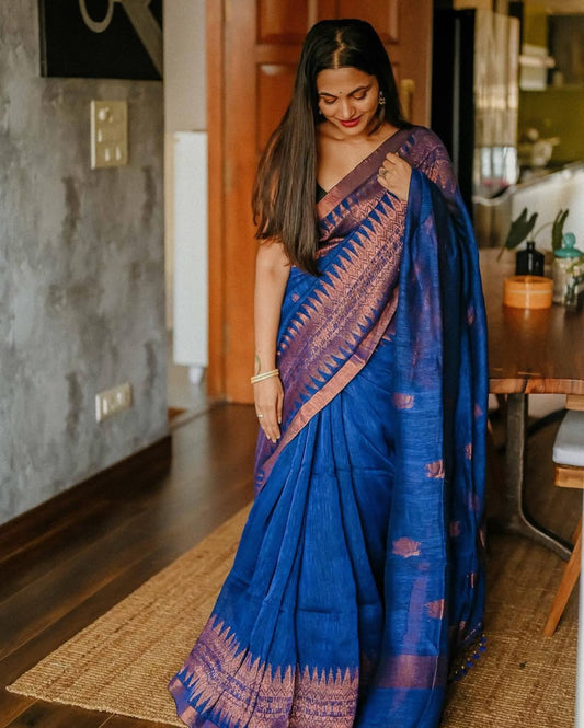 Neelanjali Woven Art Saree