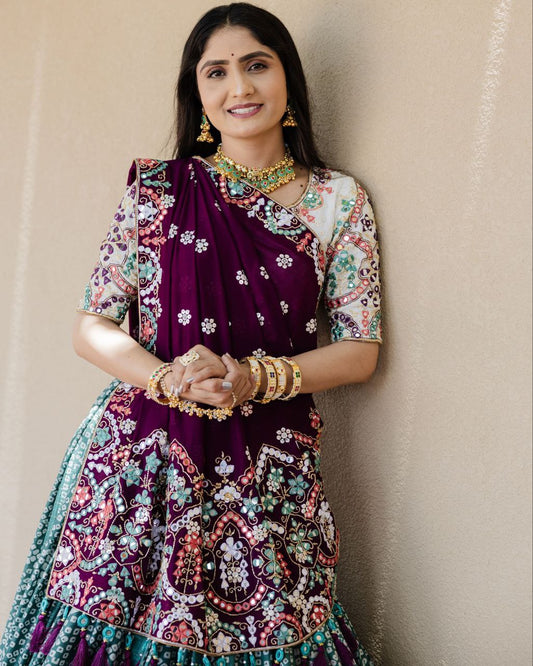 Royal Butter Silk Printed Lehenga Choli