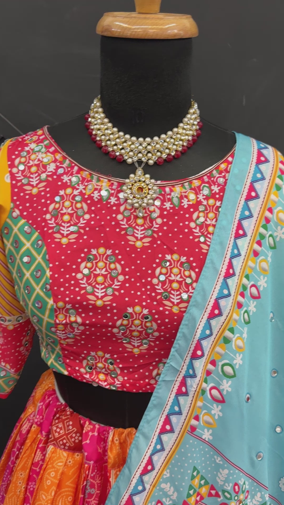 Rangoli Charm Traditional Printed Lehenga Choli