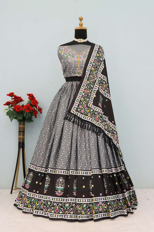 Festive Aura Printed Lehenga Choli