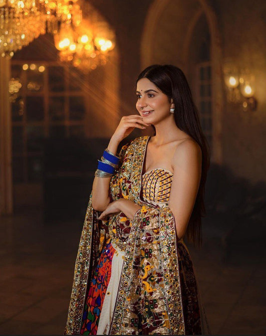 Heritage Blossom Designer Printed Lehenga Choli