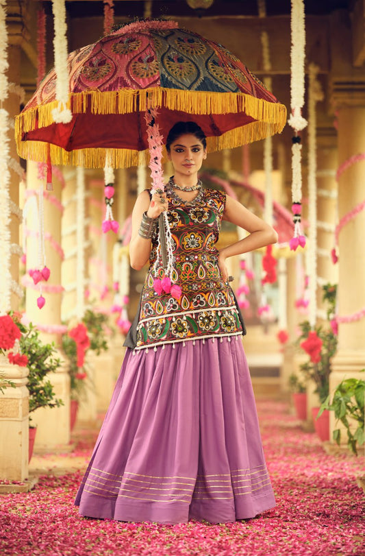 Regal Rayon Embroidered Lehenga Choli