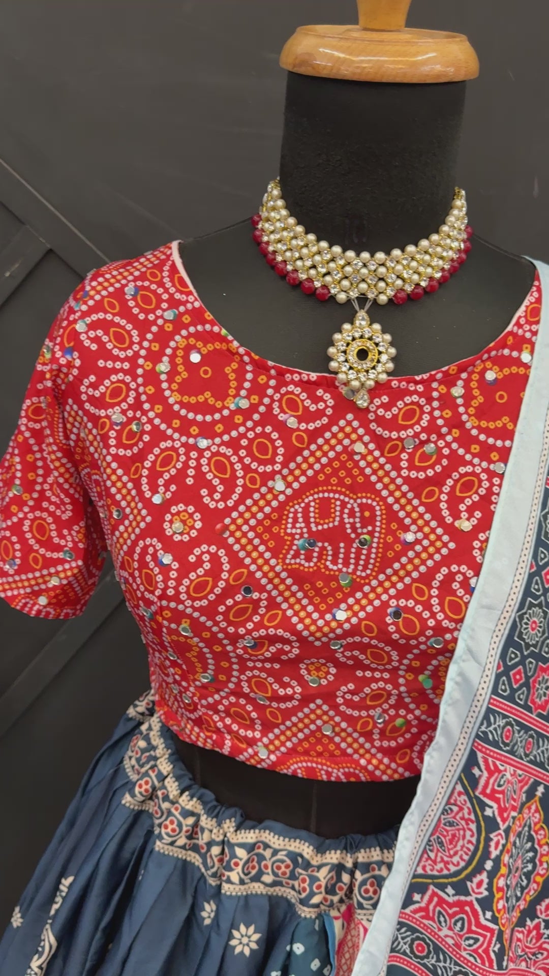 Vibrant Aura Multicolor Printed Lehenga Choli