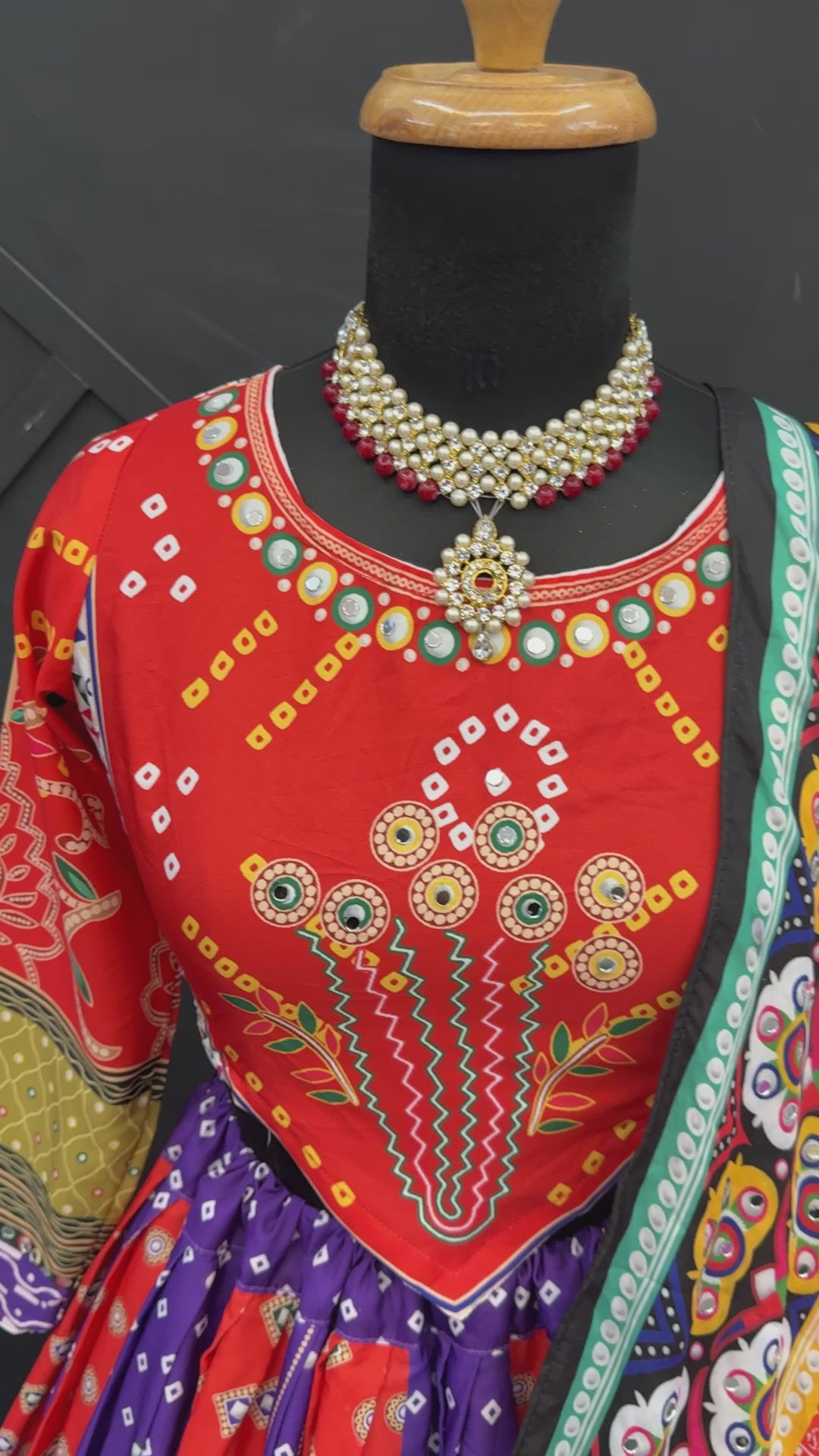 Navratri Raas Traditional Printed Lehenga Choli