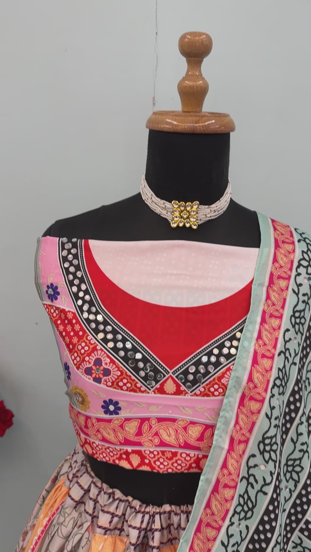 Pastel Elegance Printed Lehenga Choli