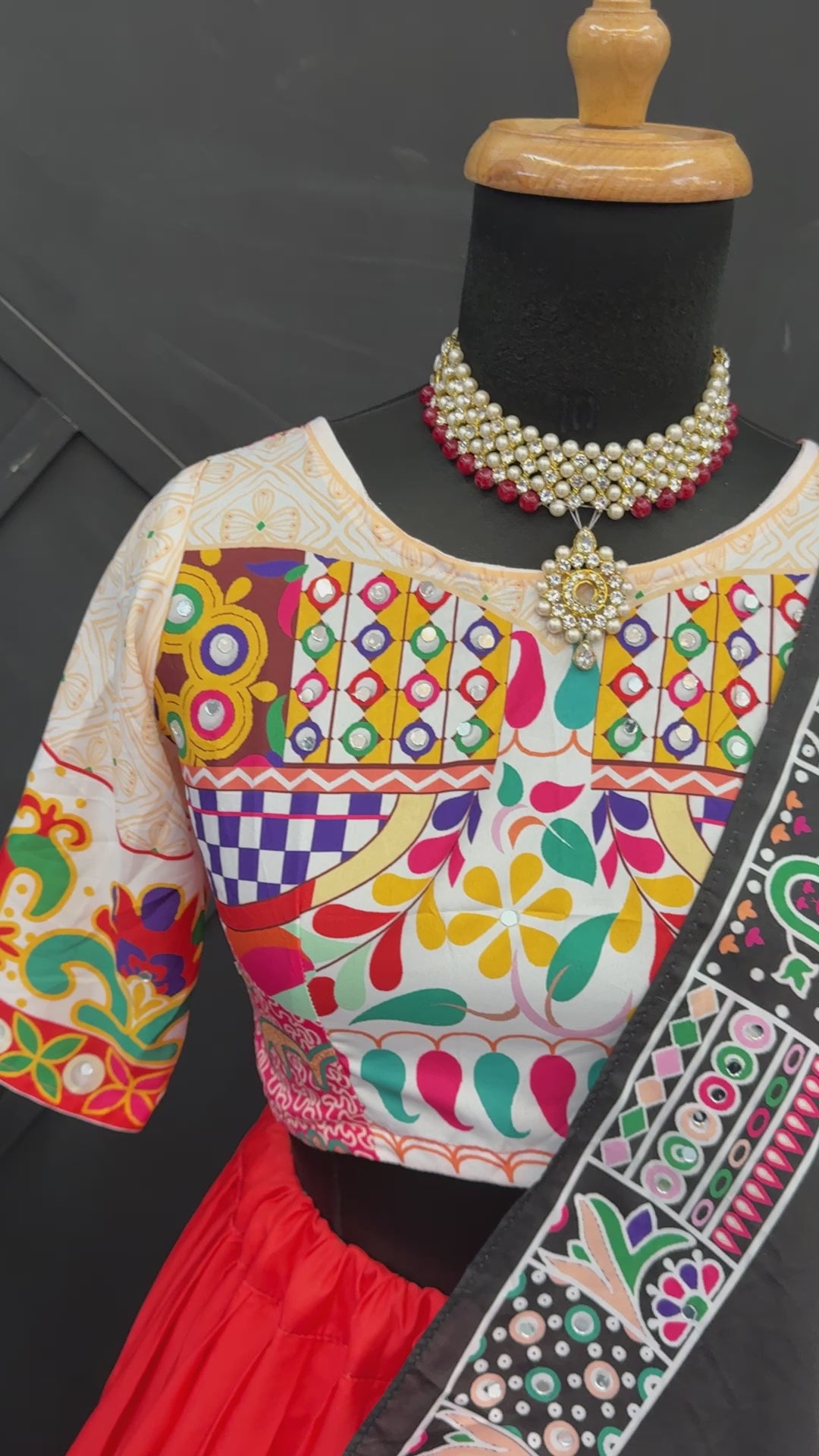 Elegant Tribal Fusion Printed Lehenga Choli